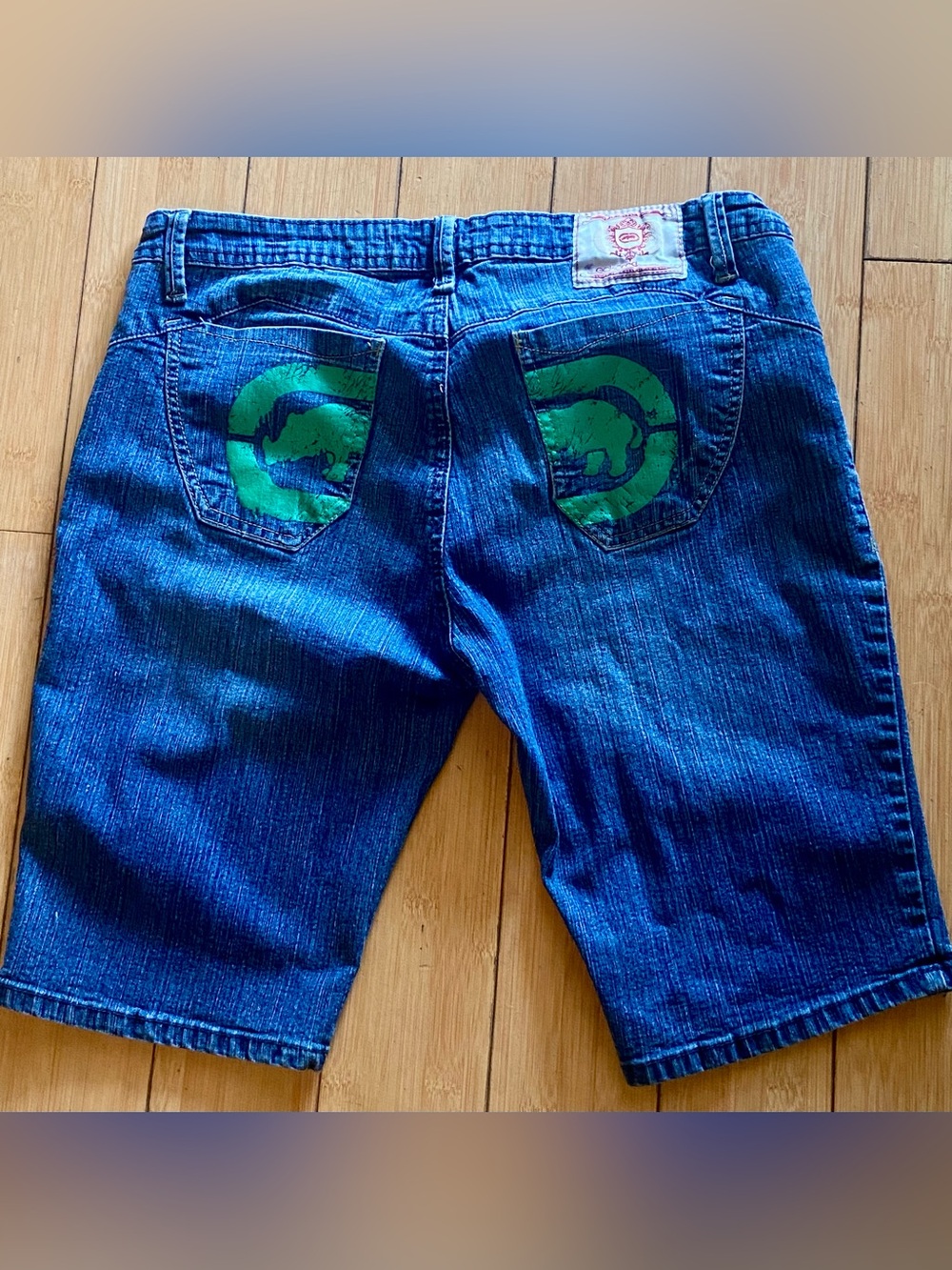 Ecko Red Junior’s Blue Denim Jean Shorts Y2K